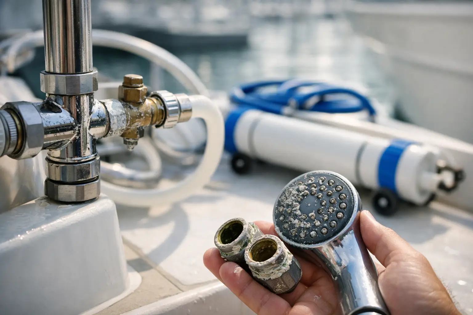 How to Prevent Limescale in Boat Plumbing