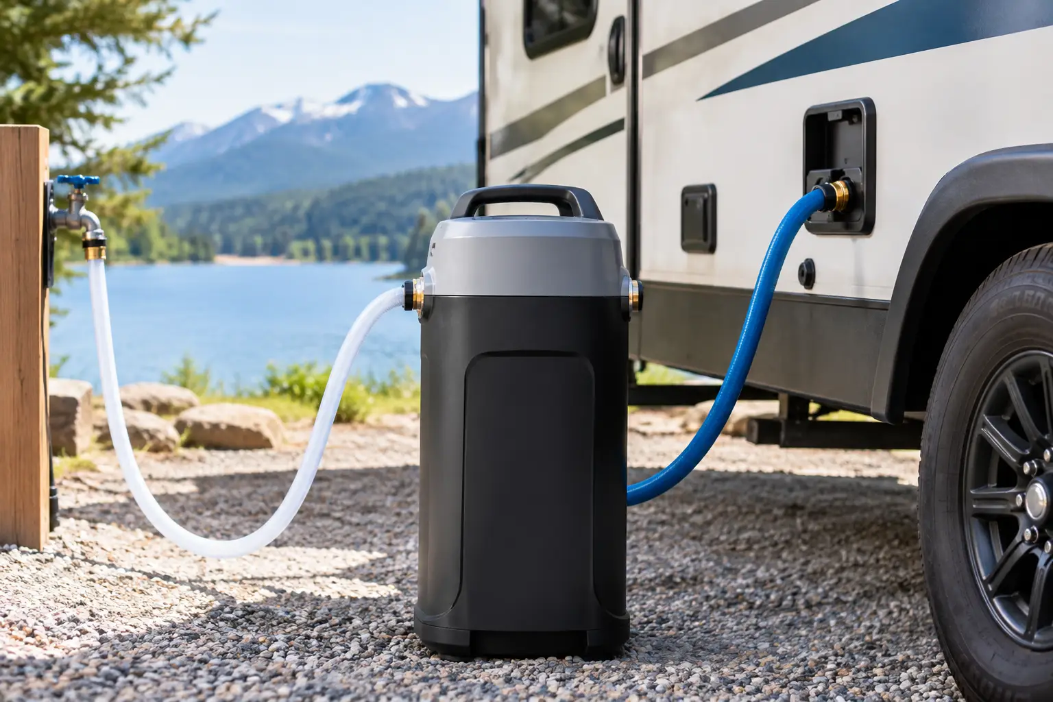 Choosing a Water Softener for RV Hookups
