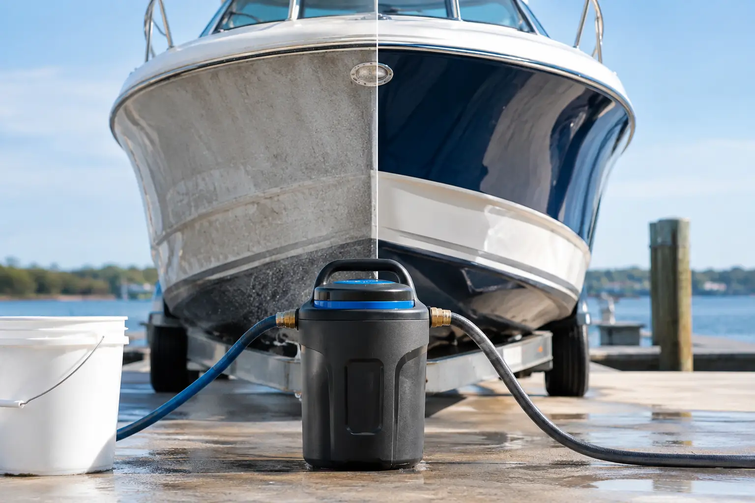 Soft Water vs Hard Water Washing for Boats