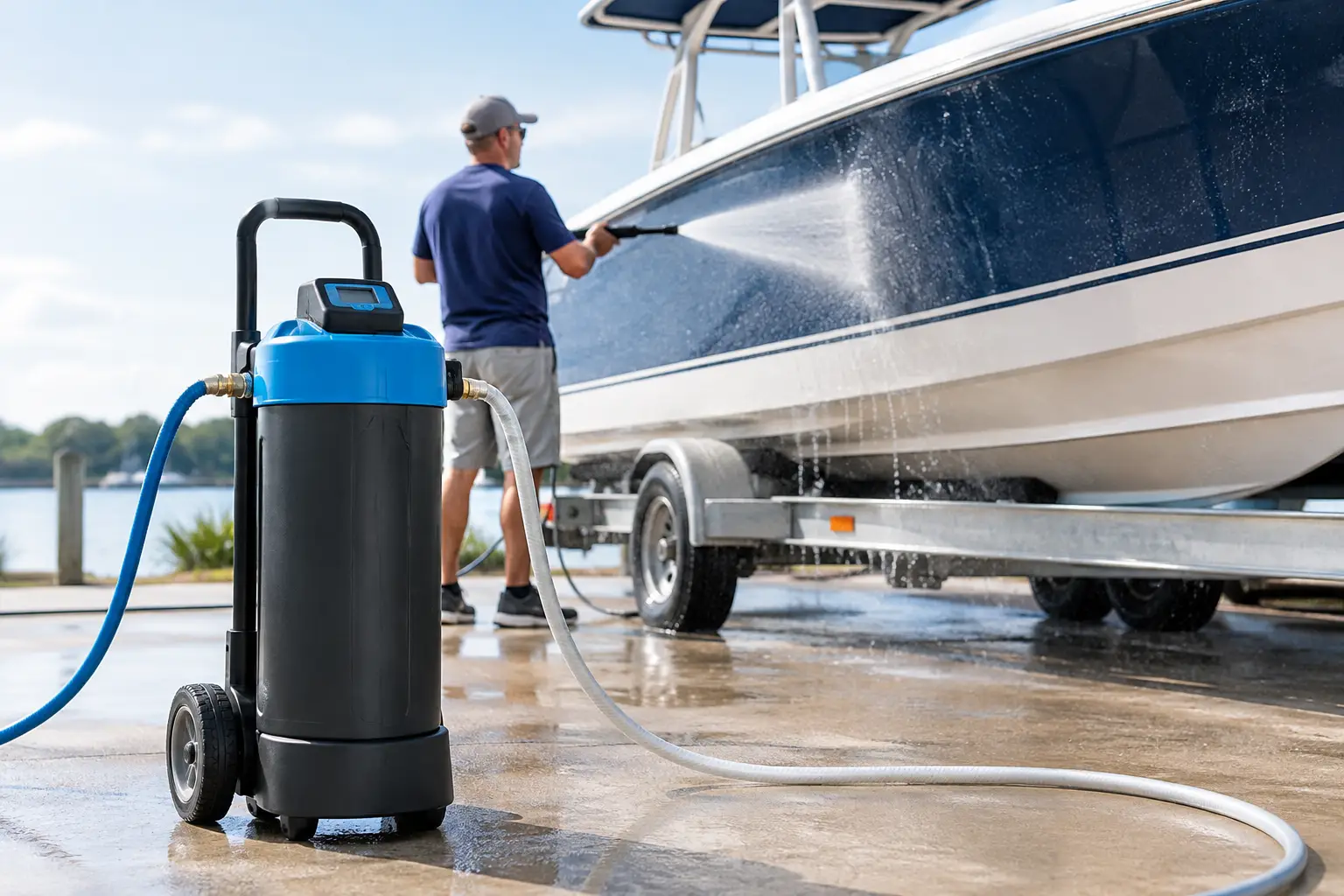 Boat Wash Efficiency Starts With Soft Water