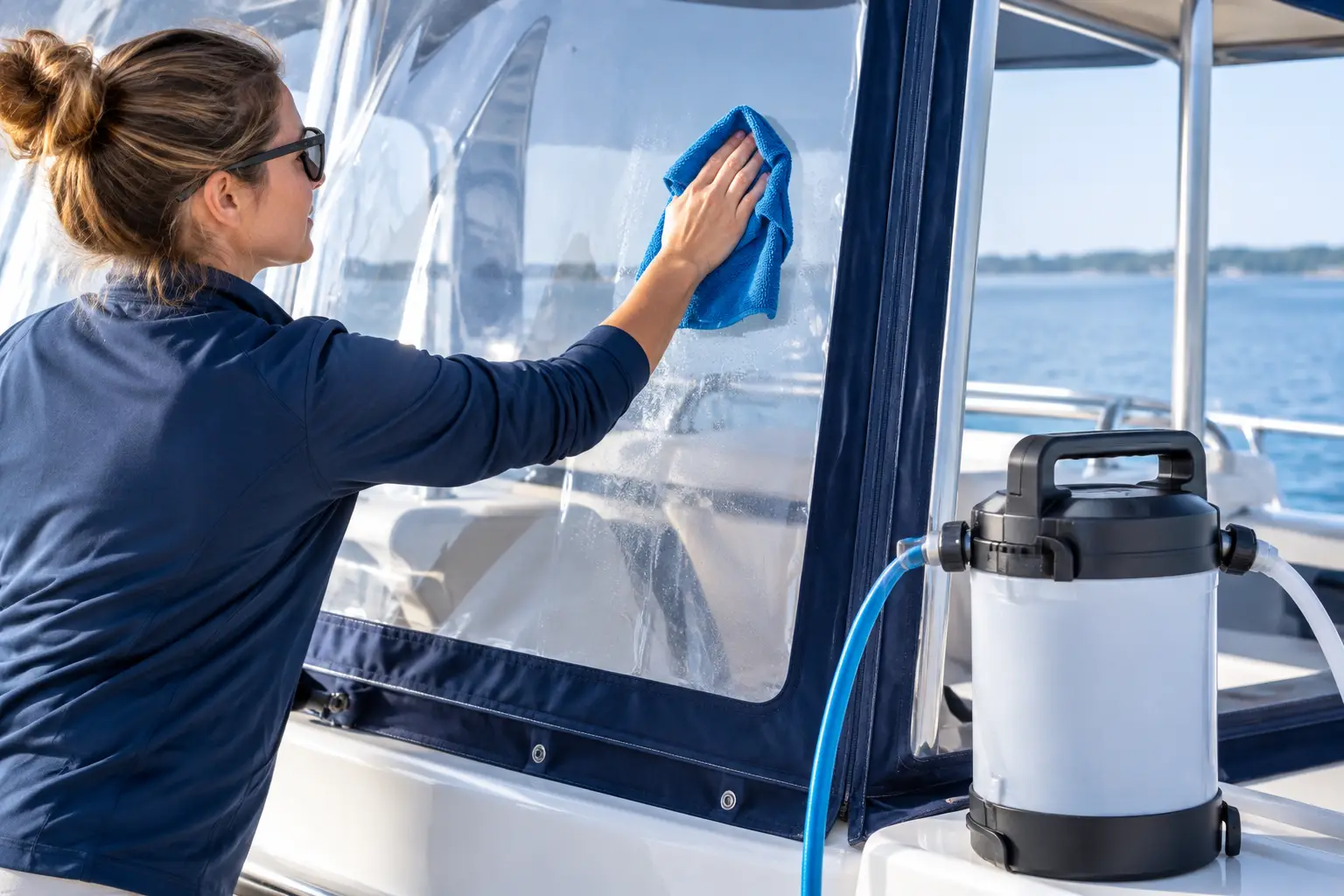 How to Clean Boat Eisenglass Without Haze